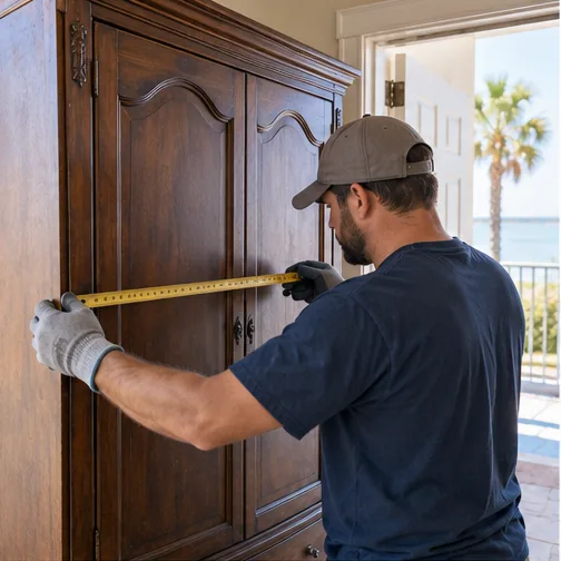 Rental property access and removal planning
